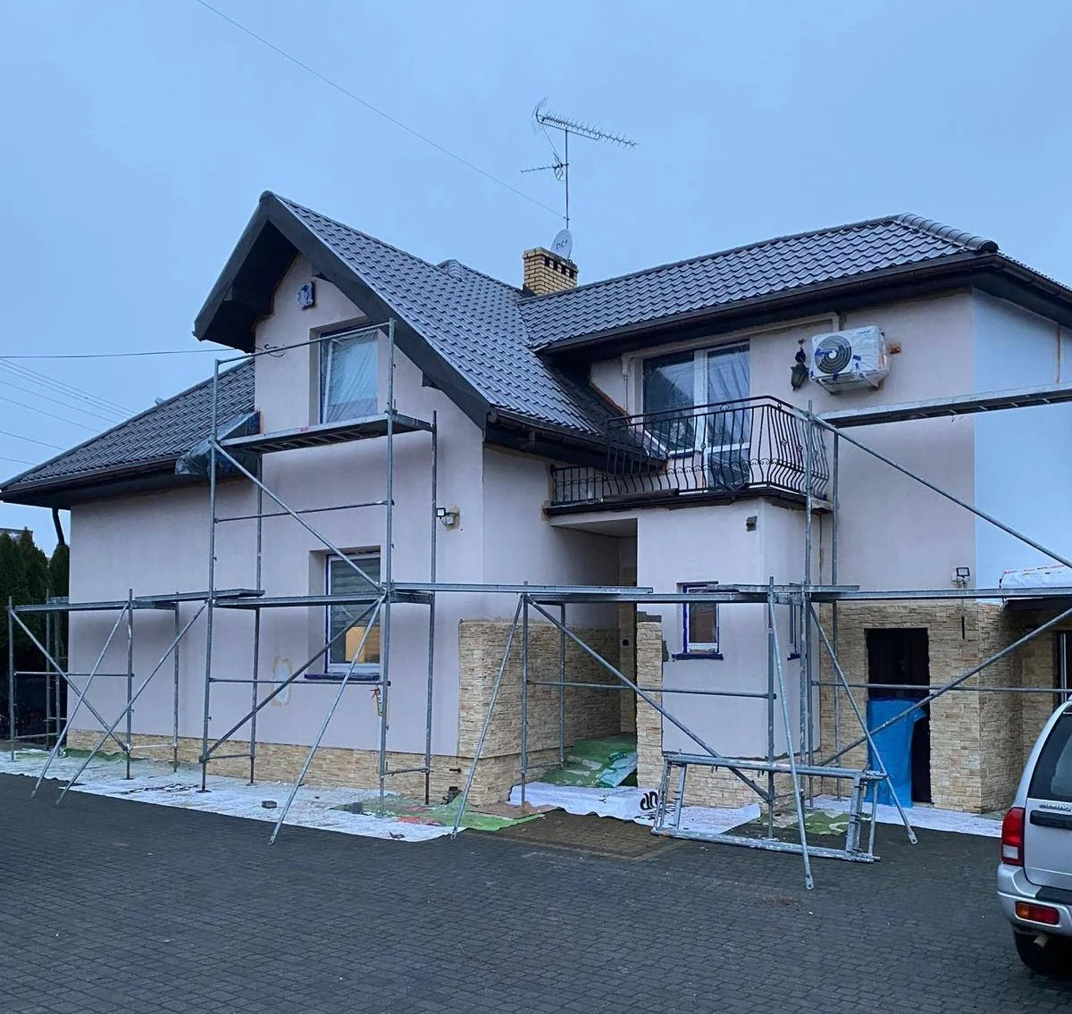 Odświeżenie elewacji – przed